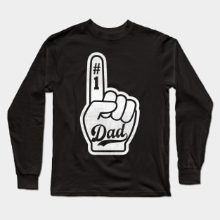 Number One Dad baseball style Long Sleeve T-Shirt